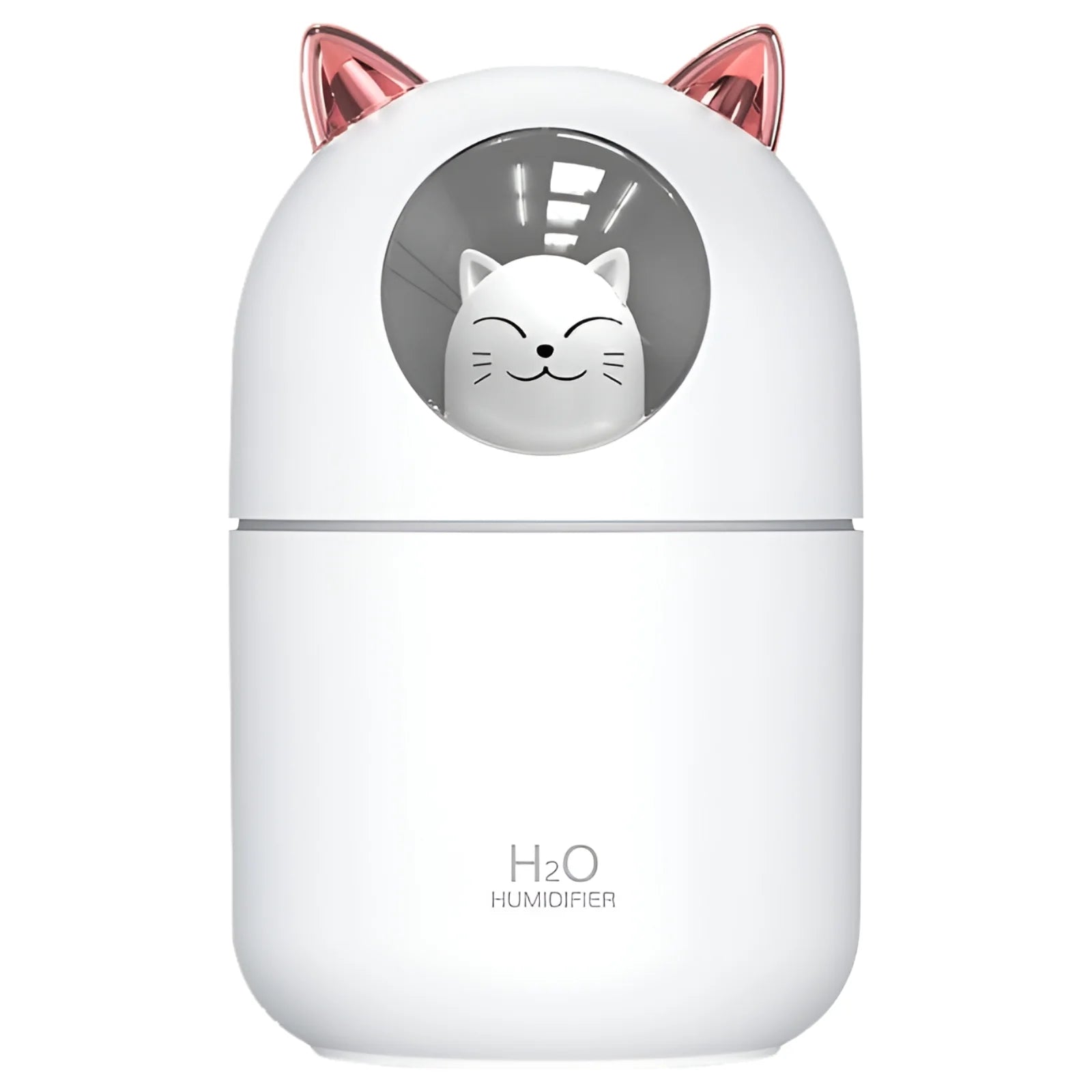 Portable Small Humidifier, 300Ml Mini Cool Mist Humidifier with Night Light, USB Personal Humidifier Auto Shut-Off, Ultra-Quiet, 2 Spray Modes, Suitable for Home Office Travel